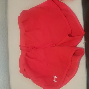 Red Under Armour shorts XS in women's